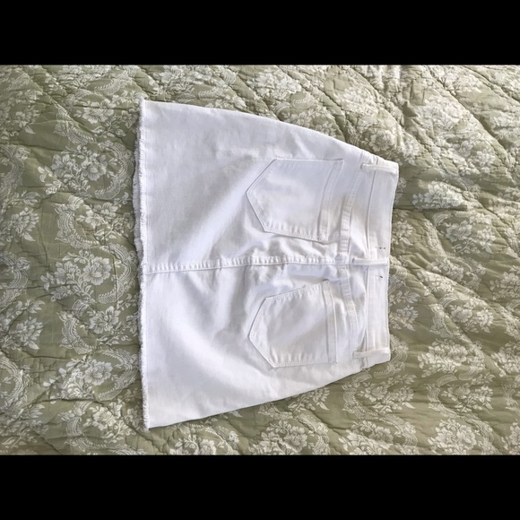 Aqua Skirts Bloomingdales White Mini Skirt Poshmark